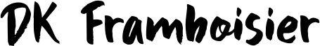 DK Framboisier Font