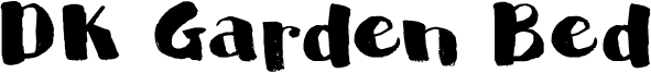 DK Garden Bed Font