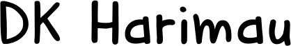 DK Harimau Font