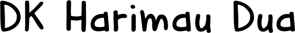 DK Harimau Dua Font