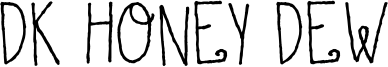 DK Honey Dew Font