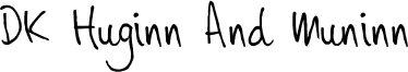 DK Huginn And Muninn Font