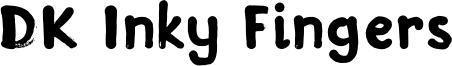 DK Inky Fingers Font