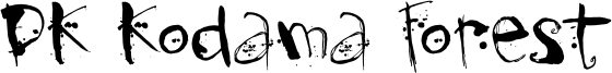 DK Kodama Forest Font