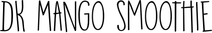 DK Mango Smoothie Font