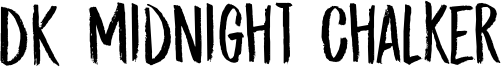 DK Midnight Chalker Font