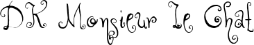DK Monsieur Le Chat Font