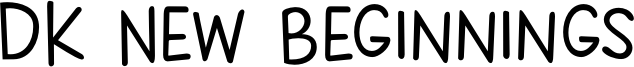 DK New Beginnings Font