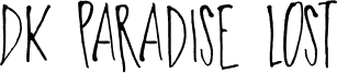 DK Paradise Lost.otf