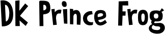 DK Prince Frog Font