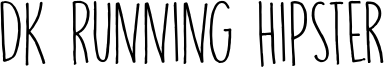 DK Running Hipster Font