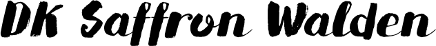 DK Saffron Walden Font
