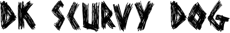 DK Scurvy Dog Font