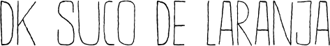 DK Suco De Laranja Font