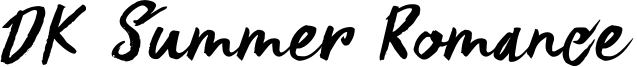 DK Summer Romance Font