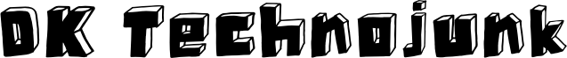 DK Technojunk Font