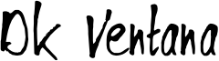 DK Ventana Font