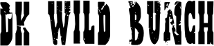 DK Wild Bunch Font