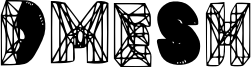 Dmesh Font