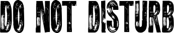 Do Not Disturb Font