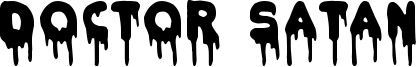 Doctor Satan Font
