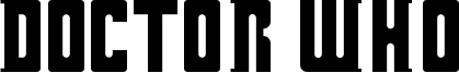 Doctor Who Font