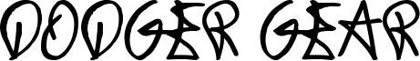 Dodger Gear Font