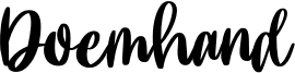 Doemhand Font