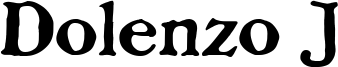 Dolenzo J Font