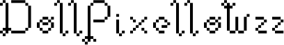 DollPixellowzz Font