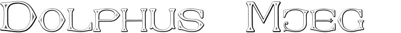 Dolphus-Mieg Alphabet Two Font