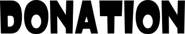 Donation Font