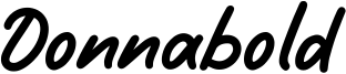 Donnabold Font
