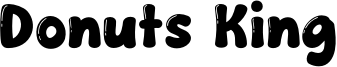Donuts King Font