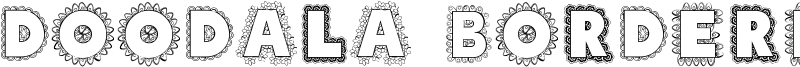 Doodala Bordered Font