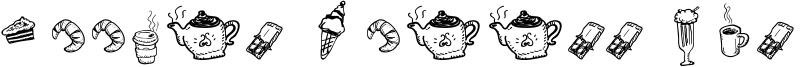 Doodle Coffee Scents Font