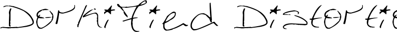 Dorkified Distortion Font