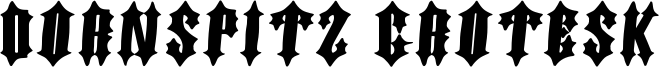 Dornspitz Grotesk Font