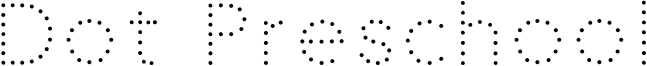 Dot Preschool Font