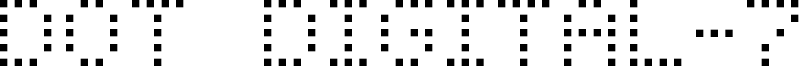 Dot Digital-7 Font
