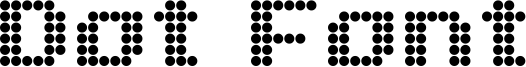 Dot Font Font
