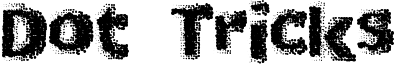 Dot Tricks Font