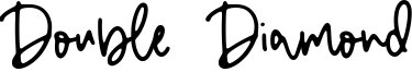 Double Diamond Font