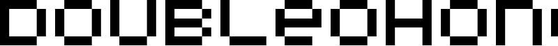 DoubleOhOne Font
