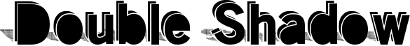 Double Shadow Font