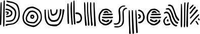 Doublespeak Font