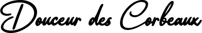 Douceur des Corbeaux Font