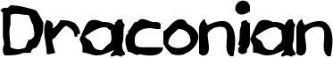 Draconian Font