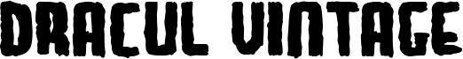 Dracul Vintage Font