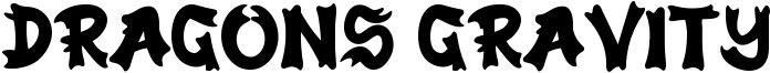 Dragons Gravity Font